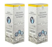 Argento Colloidale Supremo 20Ppm 100 Ml Spray + Contagocce 2x100 ml So