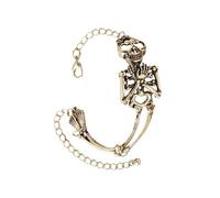 Argento Coppia Anelli Bracciale | Gioielli Bracciale Regolabile | Braccialetto di fascino gotico | Bracciale da donna accessori di Halloween Frasi Coppia Bracciale 4 Classico Bracciale, Taglia unica