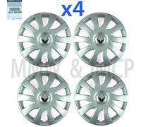 Argento Copricerchi Coprimozzo Cover 40.6cm Per Renault Trafic 3 2014- OE