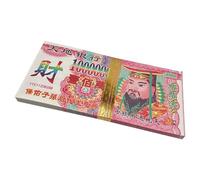 Argento degli antenati da bruciare - Moneta antica per funerale, set di 100 carte Joss autentiche per festa dei fantasmi Qingming cerimonia tempio culto pulizia delle tombe