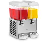 Argento Dispenser bevande fredde - 2 x 18 litri | Royal Catering