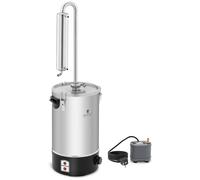 Royal Catering Seconda Mano Distillatore oli essenziali e acqua - 20 L - Acciaio inossidabile RCAD 20B