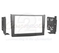 Argento Doppio din Pannello per Cruscotto Stereo Radio Kit per Opel Astra 2008>