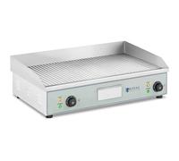Seconda Mano Doppio - Fry top elettrico - 400 x 730 mm - Royal Catering - 2 x 2,200 W RCEG-73R
