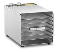 Argento Essiccatore per alimenti professionale - 500 W - 6 ripiani | Royal Catering