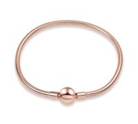 Argento Eterno Simbolo Rosetta Bracciale Catena Perline Charms Gioielli Fai da Te Regalo per Le Donne Fashion Design