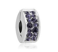 Argento Europeo Colore Rosa Blu Rosso Verde Clip Bead Fit Bracciale con ciondoli Fai da Te Accessori per Gioielli V021 Clever