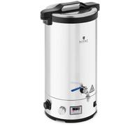 Argento Fermentatore birra inox termocontrollato - 30 L - 700 / 1800 / 2500 W - 30 - 110 ° C - Acciaio inossidabile - LED - Display - Timer | Royal Catering