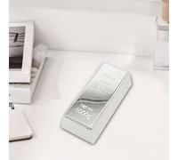 Argento finto, realistico, giocattolo per feste in argento, fermaporta per film,