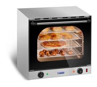 Argento Forno a convezione professionale - timer - 4 teglie incluse | Royal Catering