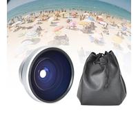 Argento Forte applicabilità 37mm 0.25X Super Fisheye Lente aggiuntiva per obiettivi per fotocamera calibro 37mm Obiettivo fotografico per fotocamera, è per obiettivo per