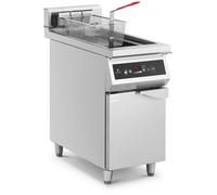 Argento Friggitrice a induzione - 30 L - 60 bis 190 °C - Royal Catering