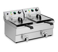Friggitrice elettrica - 2 x 11 L - Royal Catering - 230 V RCPSF 18ETH