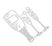 Argento Fustelle Set, in Acciaio al Carbonio Decorative | Scrapbooking e Biglietti, Accessorio Creativo, Favorisce Immaginazione e Abilità Pratica, Uso Decorativo