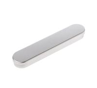 Argento Latta Matita per Custodia Penna Scatola Portaoggetti Cancelleria Inserti