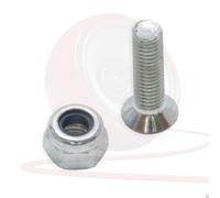 Argento M3x12mm Lungo Vite E Dado, Neutrik Tipo D Telaio Pannello Montaggio. (10