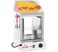 Argento Macchina per hot dog - 100 wurstel - 25 panini - 1.000 W | Royal Catering