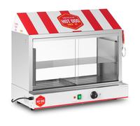 Argento Macchina per hot dog - 300 wurstel - 100 panini - 2.400 W | Royal Catering