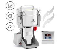 Argento Macinino elettrico - 2000 g - 21 x 9.5 cm - 3400 W - Digitale - Royal Catering