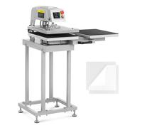 Argento metallizzato Termopressa pneumatica - Doppia - 40 x 50 cm - Con base | MSW