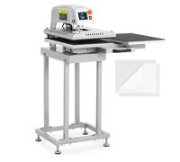 Argento metallizzato Termopressa pneumatica - Doppia - 40 x 60 cm - Con base | MSW