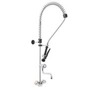 Argento Monolith Rubinetto cucina con doccetta - Ottone cromato