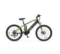 Argento Mountain E-bike Performance Pro, Batteria 468W, Motore Centrale 250W, Cambio Shimano 9 Rapporti, Freni Idraulici, Ruote 27,5"