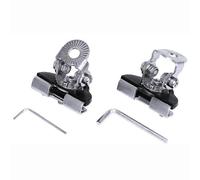 (Argento)MOVOTOR Supporto per staffa di montaggio, supporto per morsetto, 2 pezzi per faro da lavoro