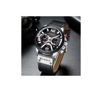 (argento nero) CURREN Original Orologio da polso per lui e per lei, in acciaio inossidabile, per donna