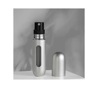 (argento opaco401) 5 ml Mini atomizzatore di profumo ricaricabile portatile Flacone di profumo in alluminio