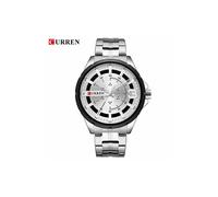 (argento)Orologi d'oro per uomo Marchio di lusso Curren Orologio da uomo d'affari Orologio alla moda