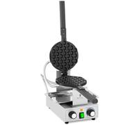 Argento Piastra per waffles - 1400 W - 50-250 ° C - Timer: 0 - 5 min | Royal Catering