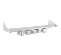 Argento Portaspezie in acciaio da appendere - 5 x 1/9 GN | Royal Catering
