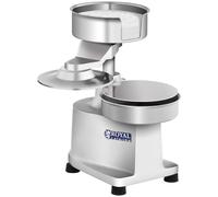 Argento Pressa per hamburger - 150 mm | Royal Catering