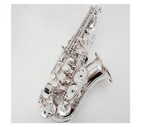 Argento Professionale Sassofono Acuto Curvo Sib Tono Profondo Strumento Sax Modello Intagliato Sassofono per principianti Kit