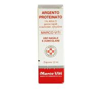 Argento Proteinato Marco Viti 1% Adulti Decongestionante Gocce 10 Ml