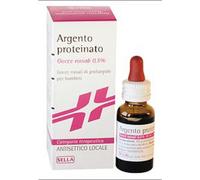 Argento Proteinato Sella 0,5% Gocce Nasali e Auricolari Flacone da 10 ml