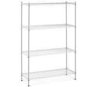 Argento Scaffale filo metallico - 120 x 45 x 180 cm - 1.000 kg | Royal Catering