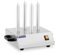 Argento Scaldapane per hot dog - 4 spiedi | Royal Catering