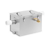 Argento Separatore di grasso - 21 l - Royal Catering
