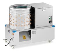 Argento Spiumatrice e bollitore per polli 2 in 1 - Tamburo: 55 cm - 3-4 polli al minuto | Wiesenfield