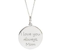 Argento sterling 925 | collana con ciondolo con nome | gioielli scritti a mano | con penna a catena da 18 pollici. Misura: 24 mm | gioielli unisex fatti a mano con placcatura in argento | LK_PNK_02191