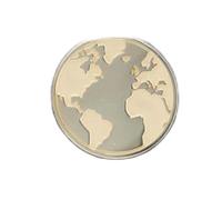 Argento sterling 925|collana con ciondolo mappa del mondo|viaggiatore globale|con catena da 18 pollici. Misura: 24 mm|ciondolo terra, gioielli del mondo, placcatura argento unisex|LK_PNK_02450