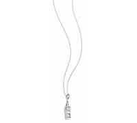 Argento Sterling 'D' Per Diamante London Big Ben Ciondolo P4105
