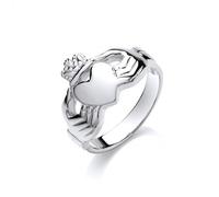 Argento Sterling da Uomo Anello Claddagh