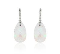 Argento Sterling Orecchini a Goccia Ganci Fatto Con 6106 22mm Primero Cristalli
