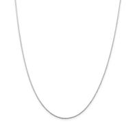 Argento Sterling Rhodiumed Massiccio 1mm Cavo Collegamento Catena W/ Molla Ring