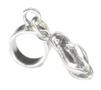 Argento sterling sandalo ciondolo con perline .925 x 1 ciondoli perline