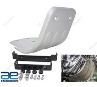 Argento Sumpguard per Royal Enfield Goan Classico Nuovo Reborn Bullet Meteor 350