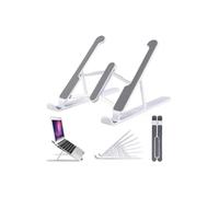 (Argento) Supporto di raffreddamento regolabile per Macbook Pro, laptop, telefono, Lenovo Tab M10